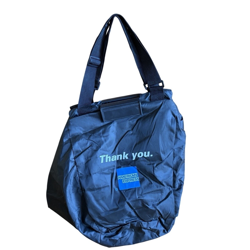 Achilles Large Insulated Cooler Bag Black American Express AMEX Promo Shopping